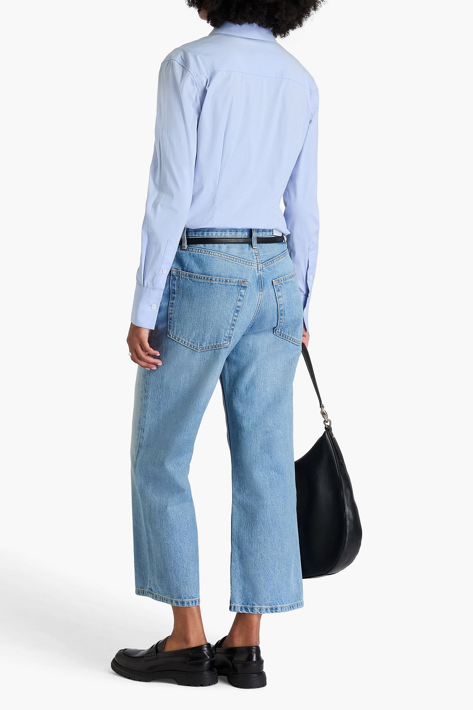  Re/done - Cropped Jeans Mit Weitem Bein - Blau - 24 