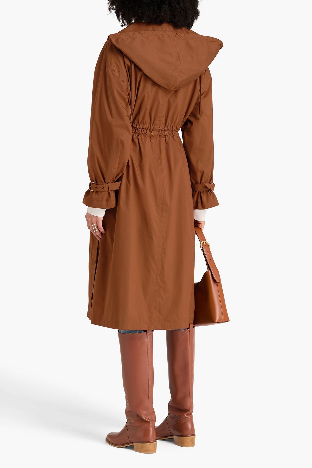 MAX MARA Parka „Augusta“ aus Shell aus einer Baumwollmischung