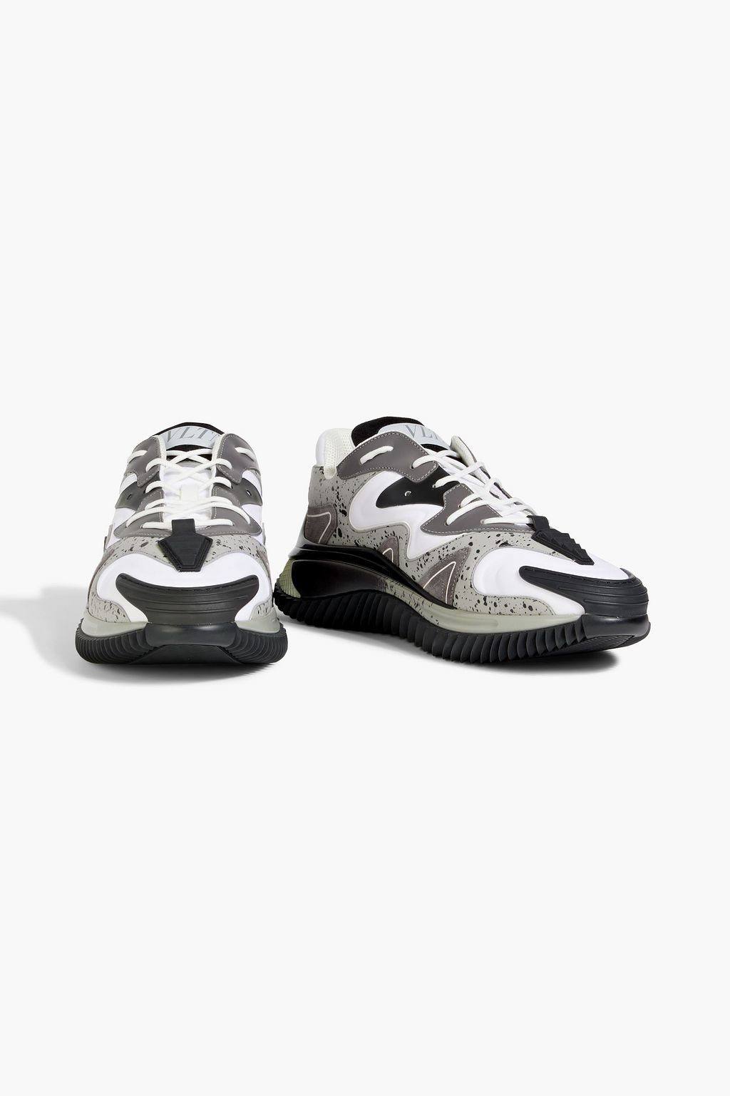VALENTINO GARAVANI VLTN Wade Runner leather, suede and rubber sneakers