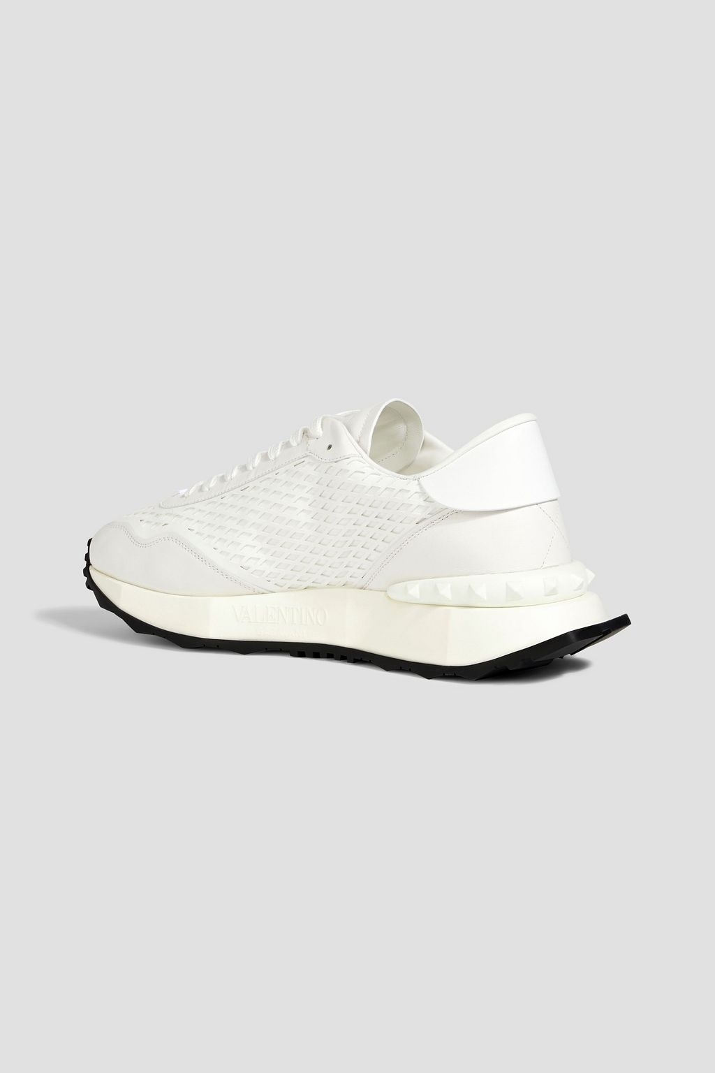 VALENTINO GARAVANI VLOGO Netrunner laser-cut leather sneakers