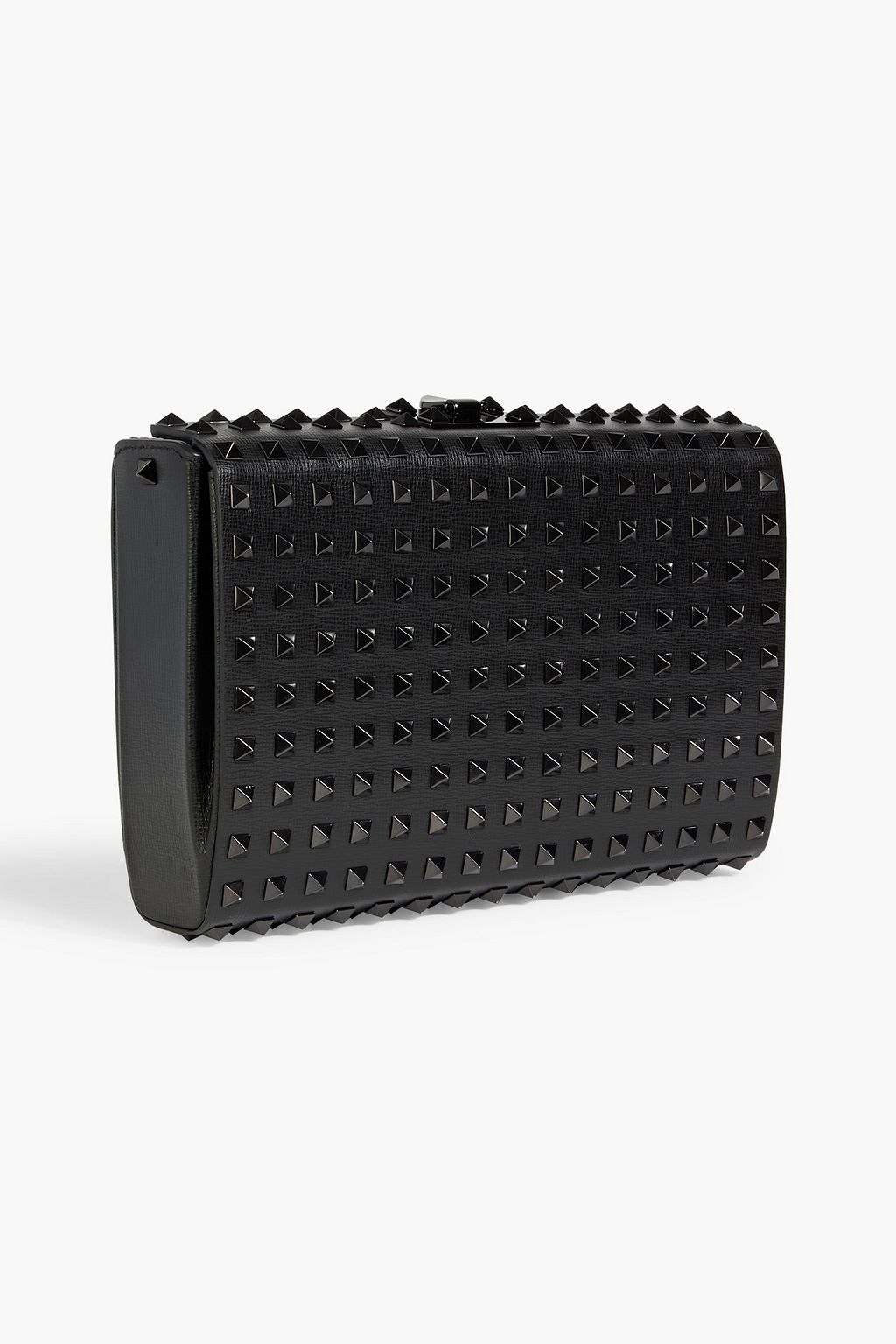 VALENTINO GARAVANI Rockstud textured-leather pouch