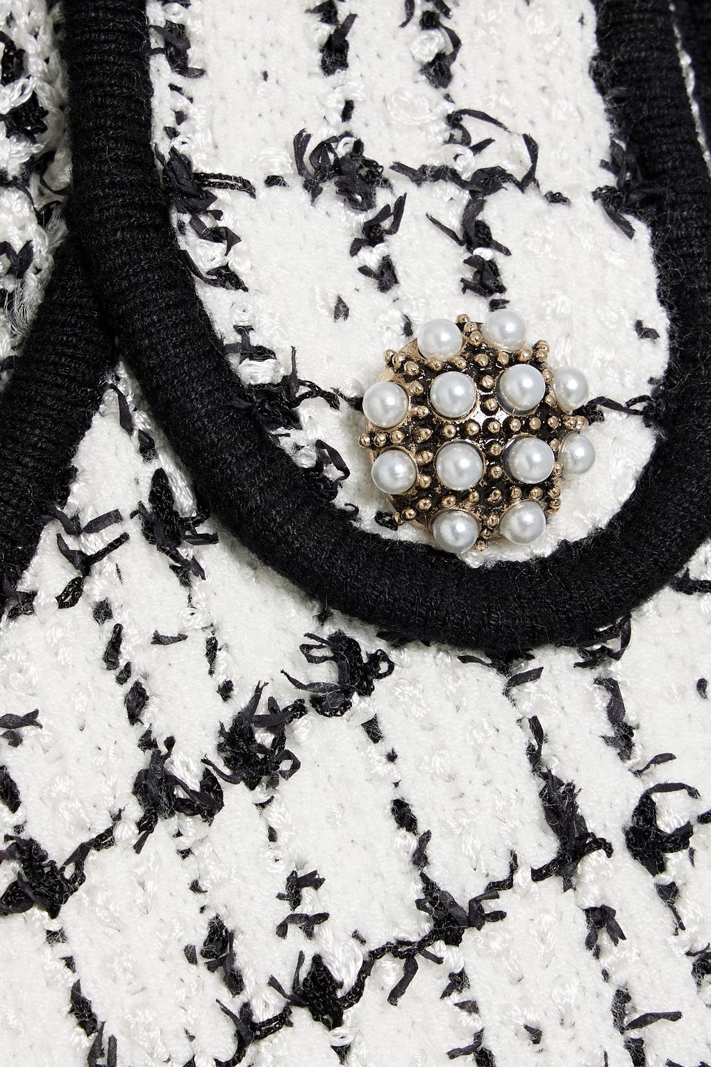 ALICE + OLIVIA Talulah embellished tweed mini dress