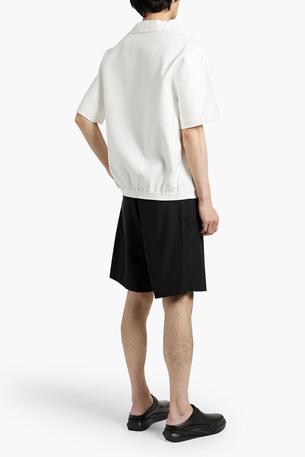 VALENTINO GARAVANI Cotton-blend twill polo shirt