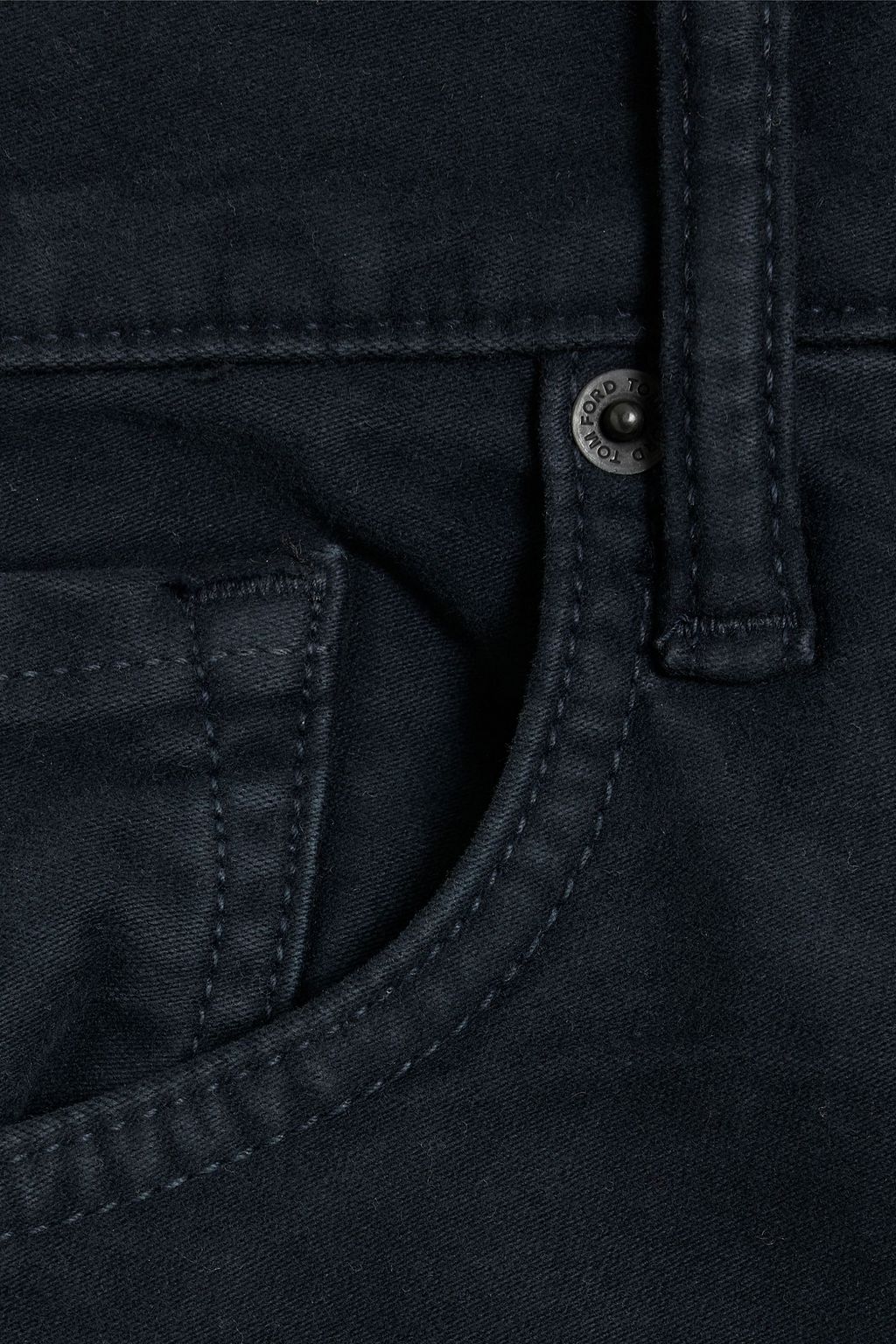 TOM FORD Slim-fit cotton-blend pants