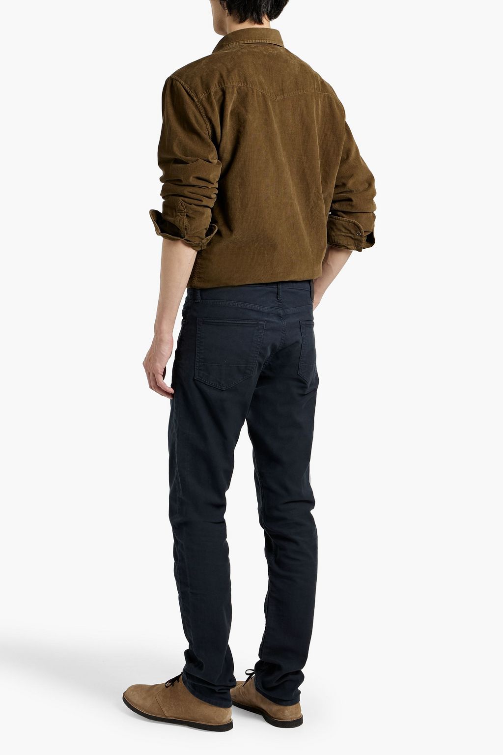 TOM FORD Slim-fit cotton-blend pants
