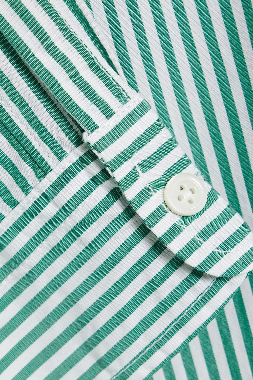 ALEX MILL Mill striped cotton-poplin shirt
