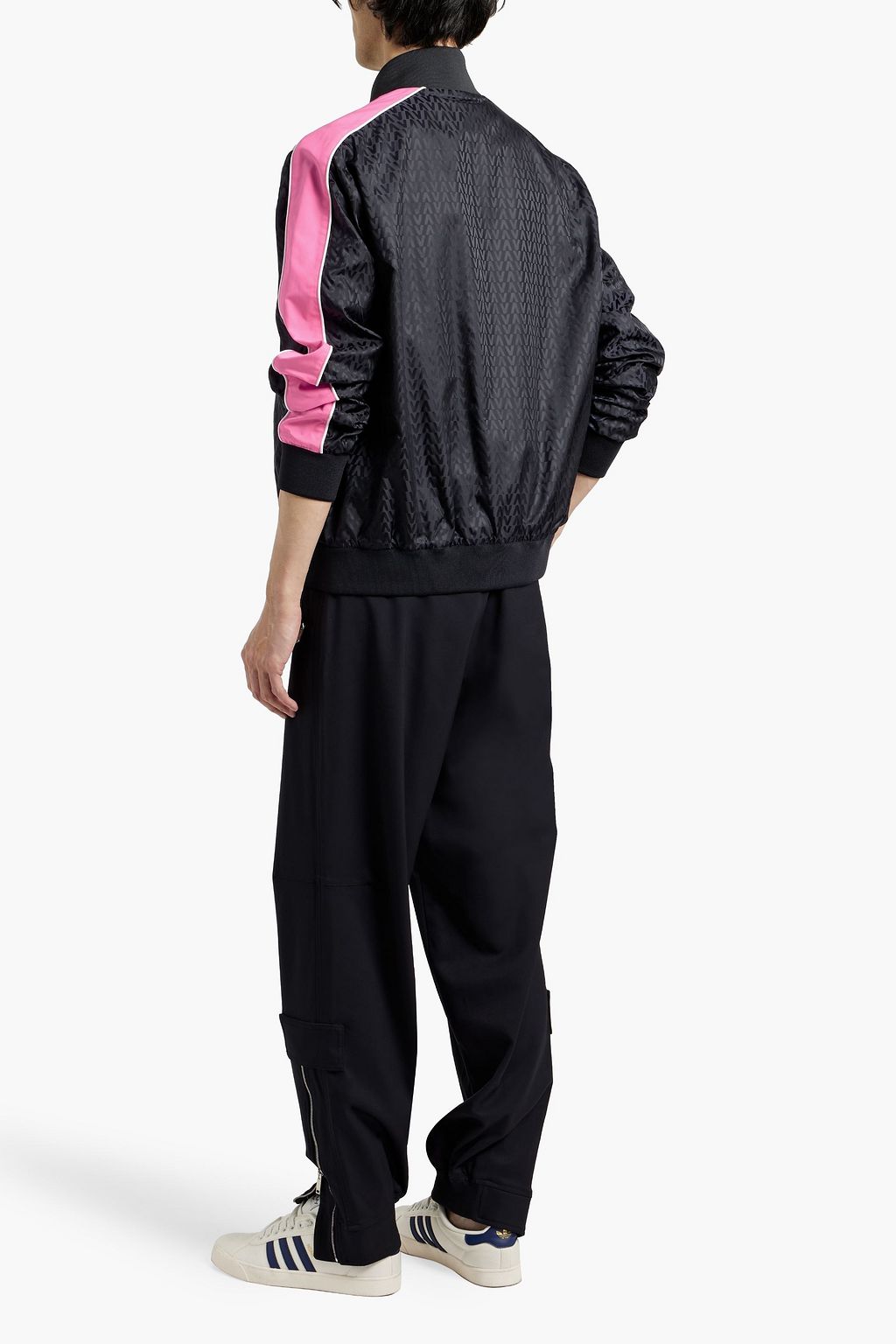 VALENTINO GARAVANI ウール混ツイル テーパードパンツ