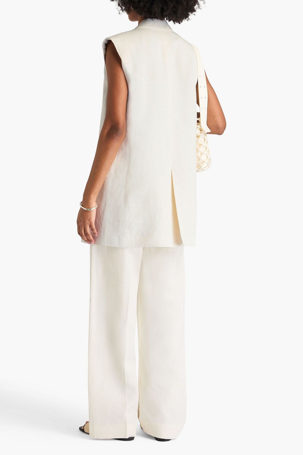 FABIANA FILIPPI Linen-blend vest