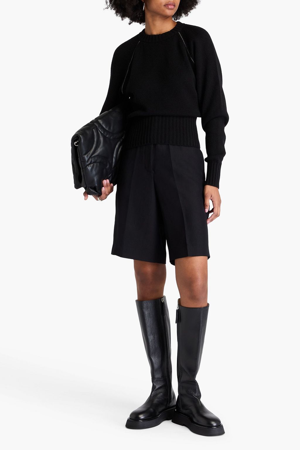 FABIANA FILIPPI Kaschmirpullover mit Zierperlen