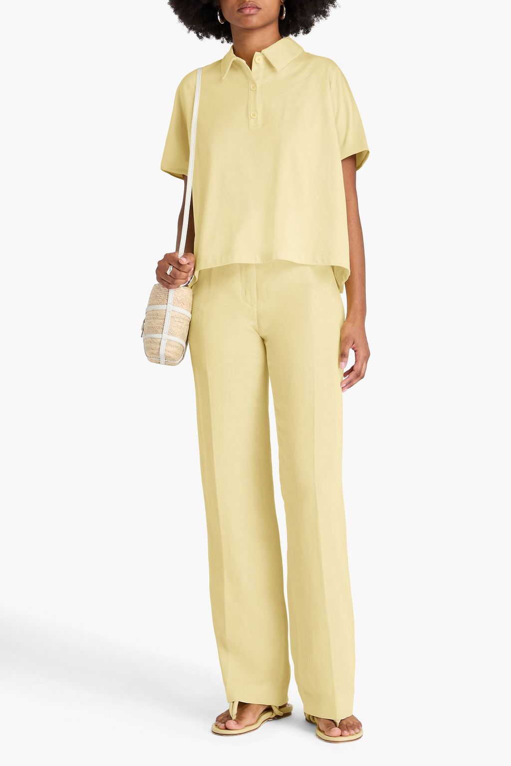 FABIANA FILIPPI Twill straight-leg pants