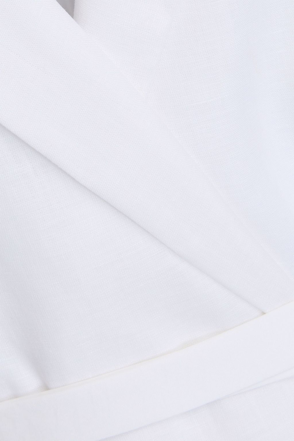 FABIANA FILIPPI Linen midi wrap dress