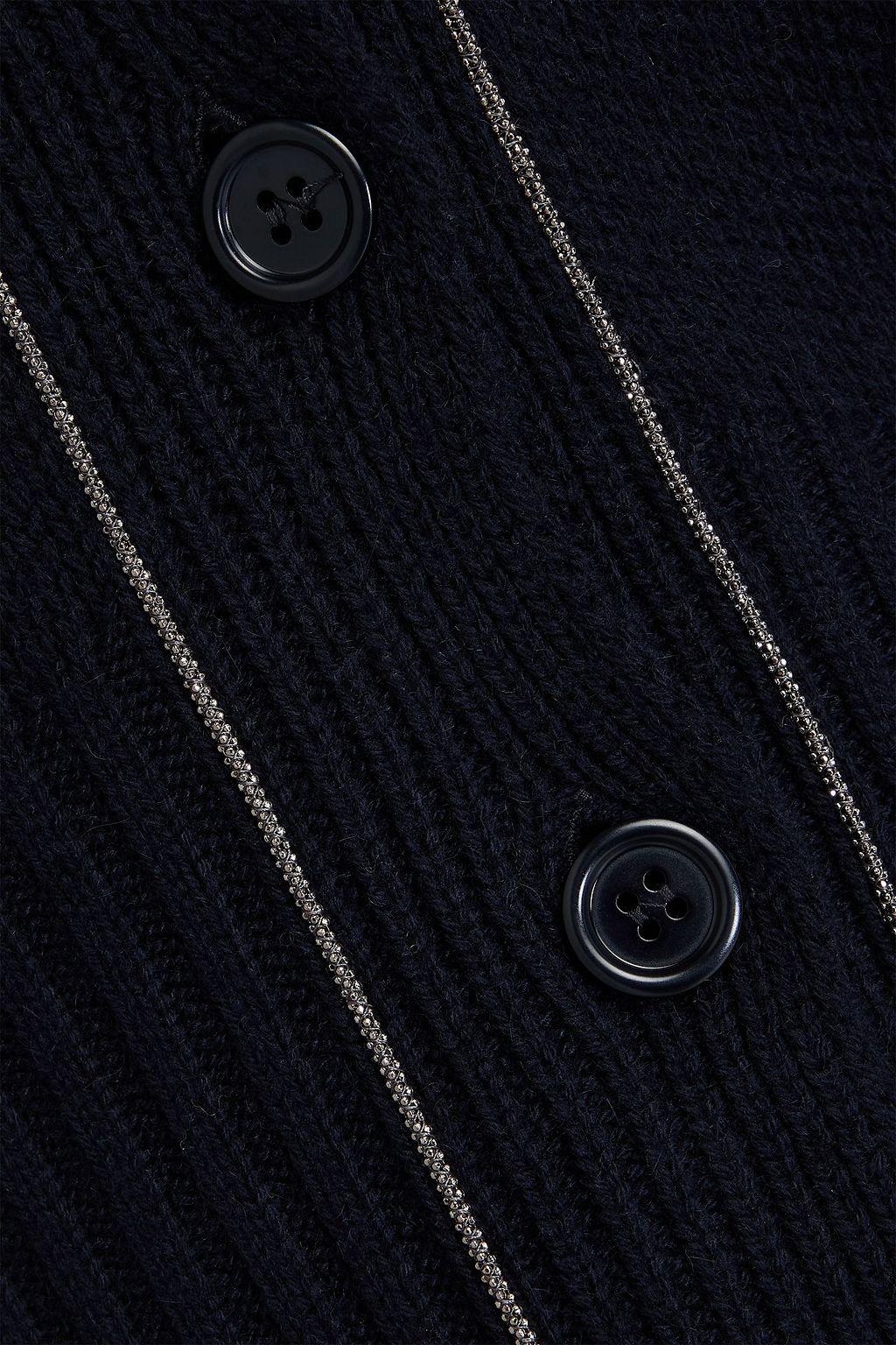 FABIANA FILIPPI Crystal-embellished cashmere cardigan