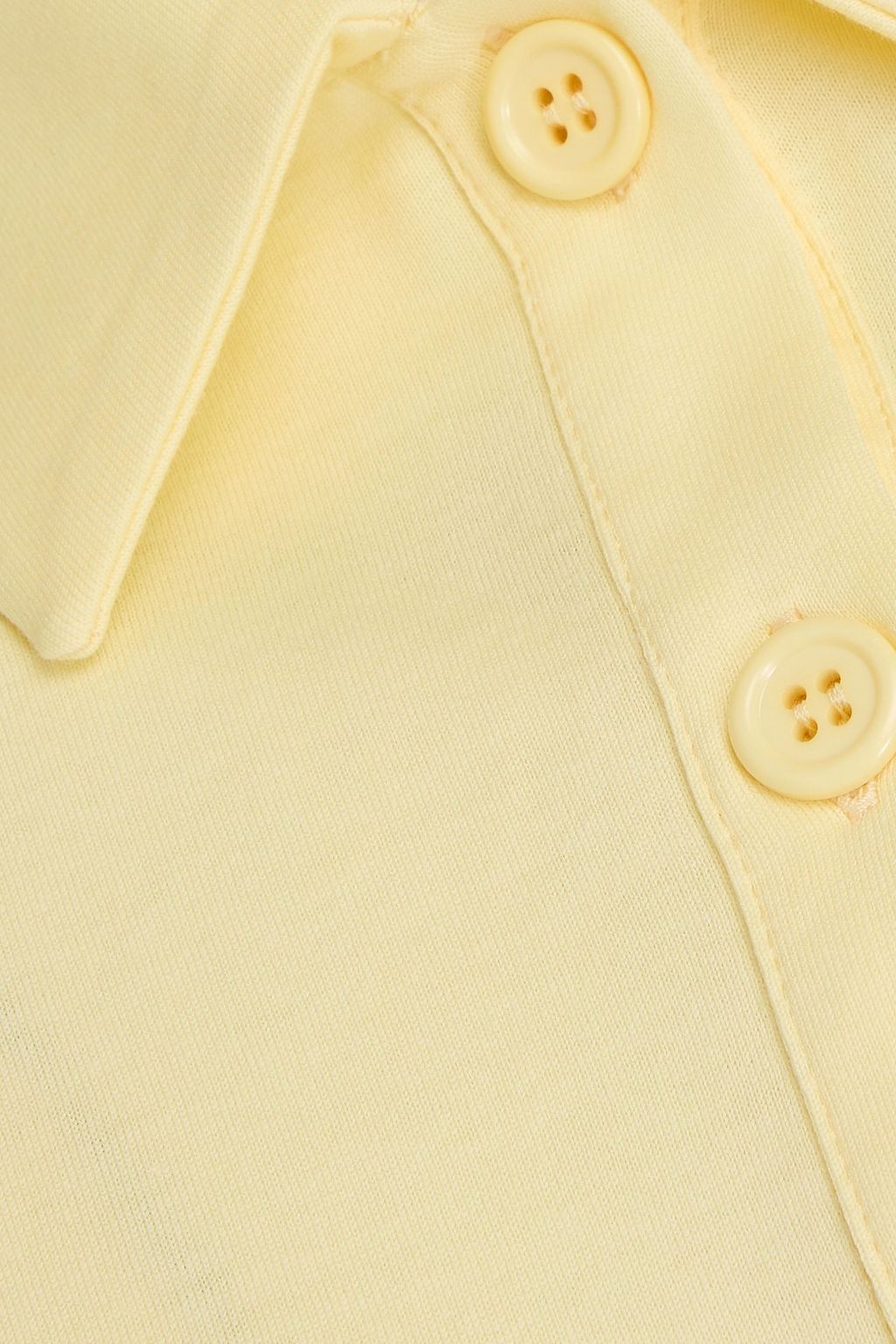FABIANA FILIPPI Satin-paneled cotton-jersey polo shirt