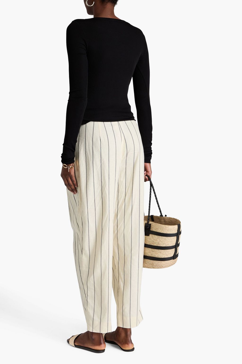 FABIANA FILIPPI Ribbed jersey top