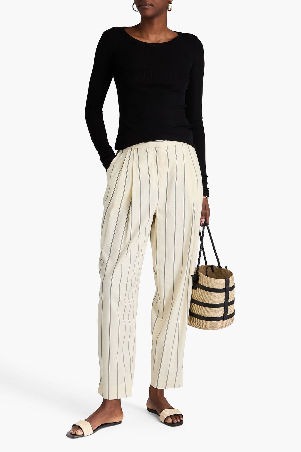 FABIANA FILIPPI Ribbed jersey top