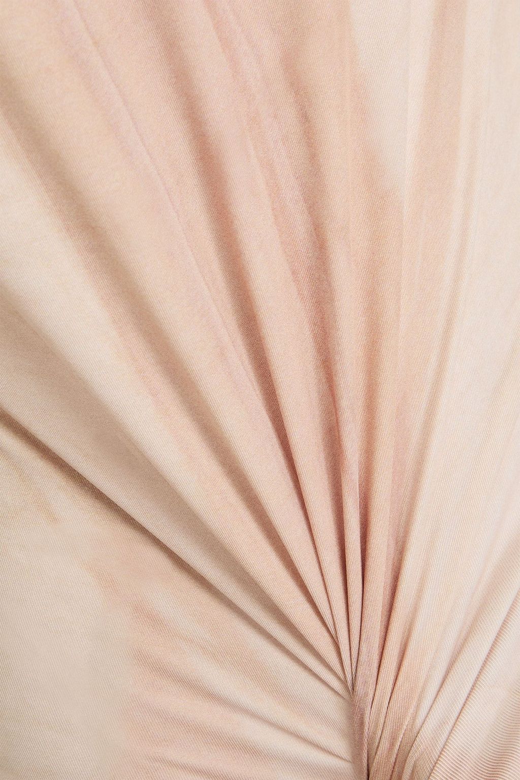 ACNE STUDIOS Drapiertes Maxikleid aus Stretch-Jersey mit Print
