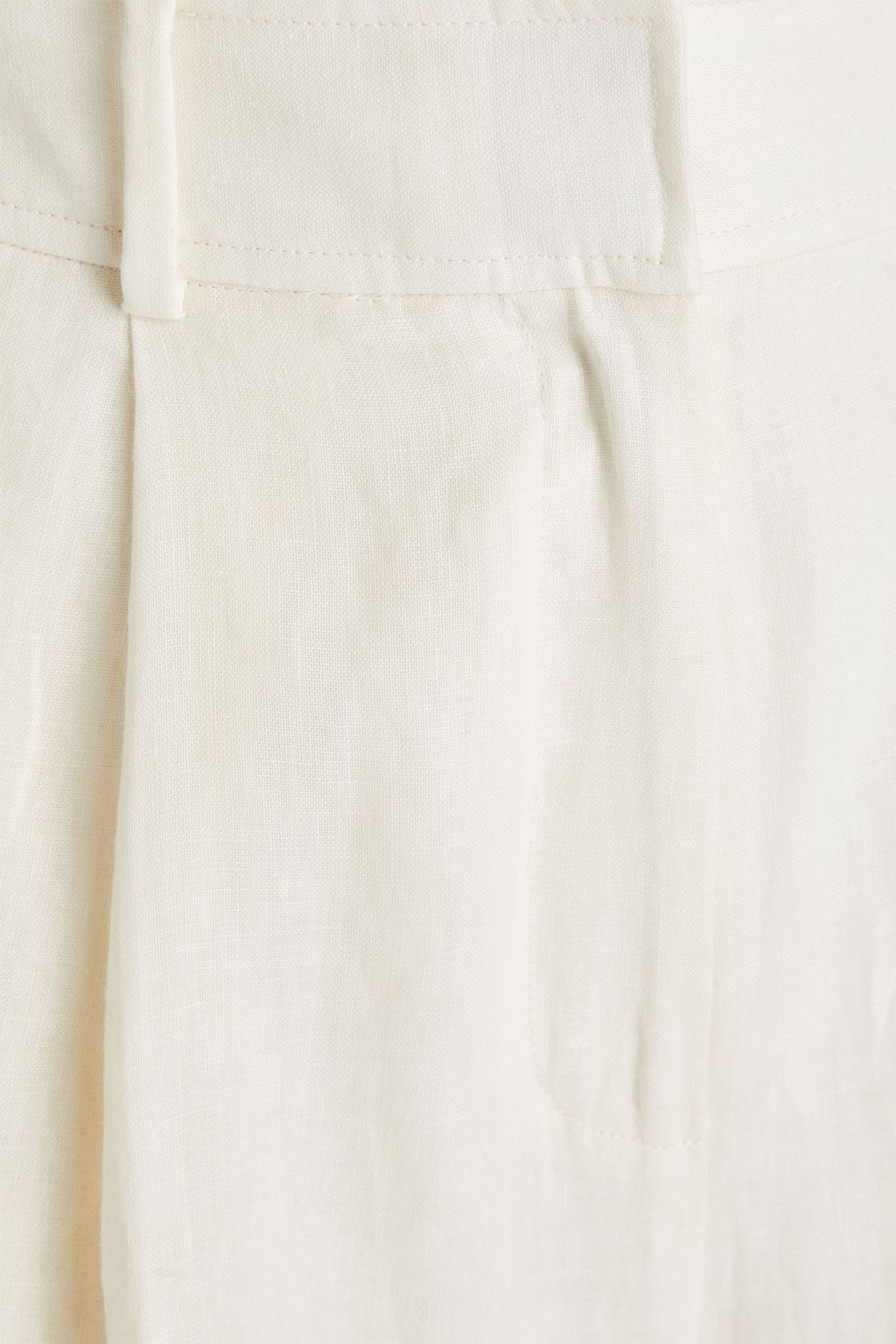 SIMKHAI Tavar pleated linen wide-leg pants