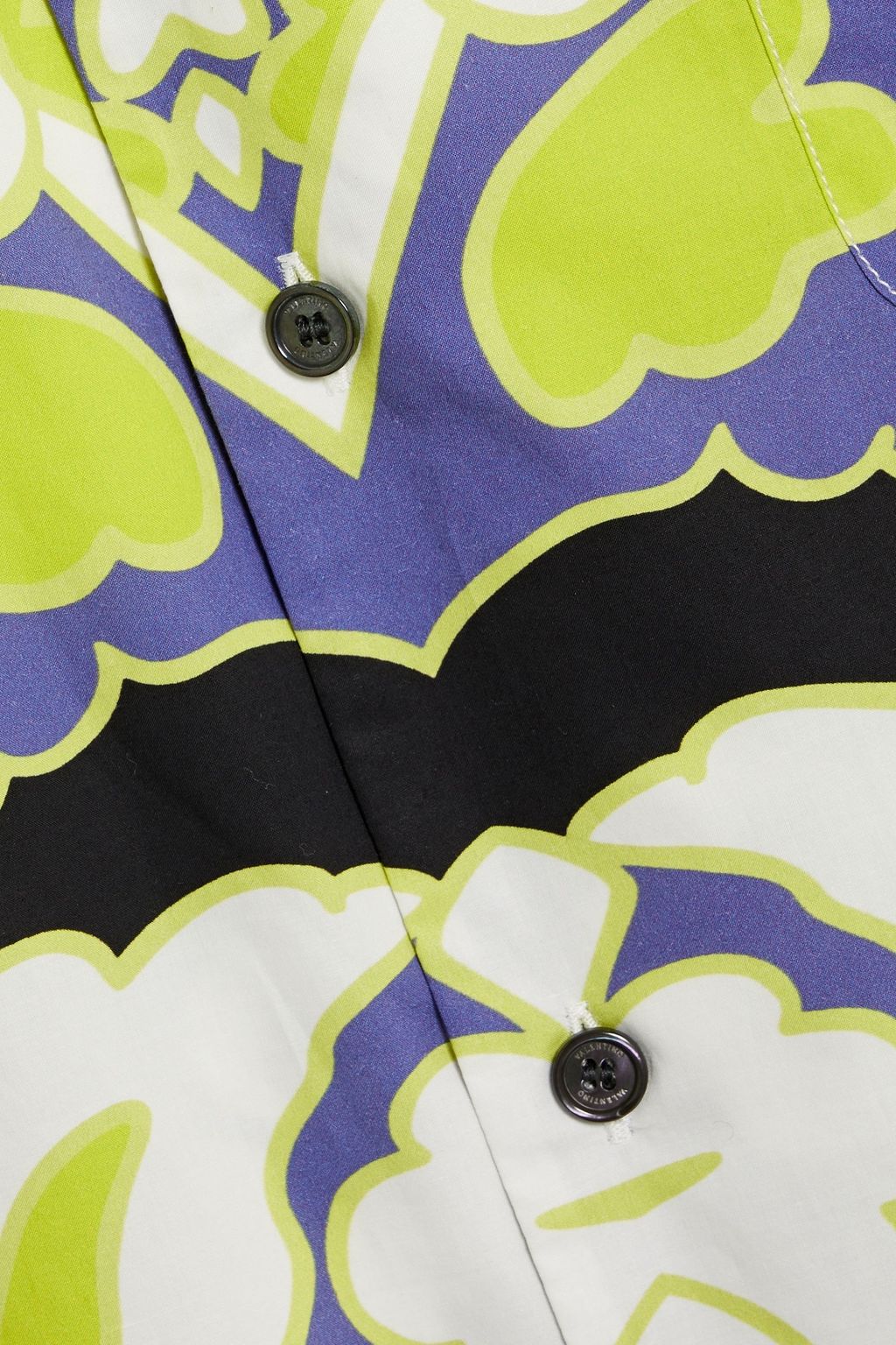 VALENTINO GARAVANI Printed cotton-poplin shirt