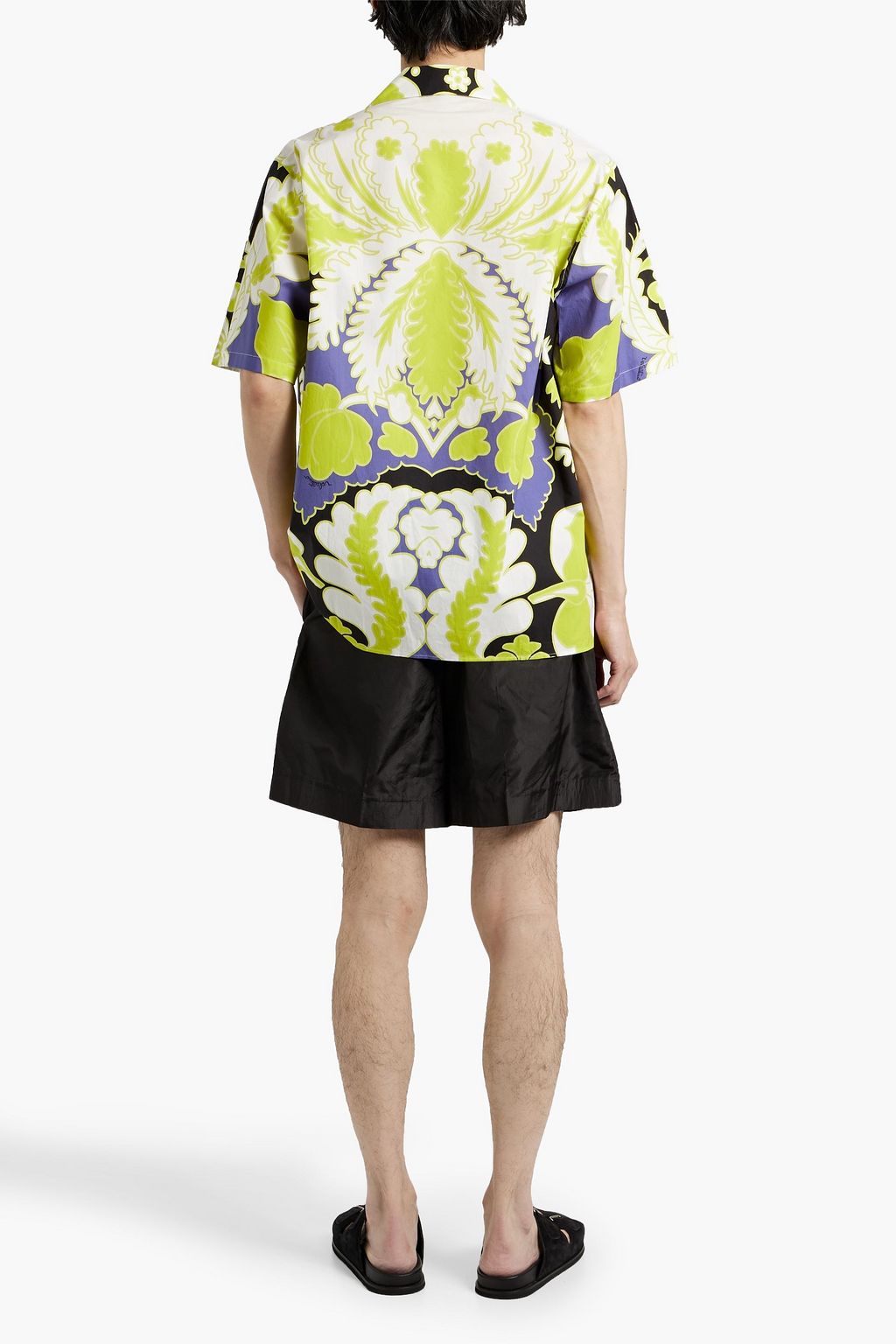 VALENTINO GARAVANI Printed cotton-poplin shirt