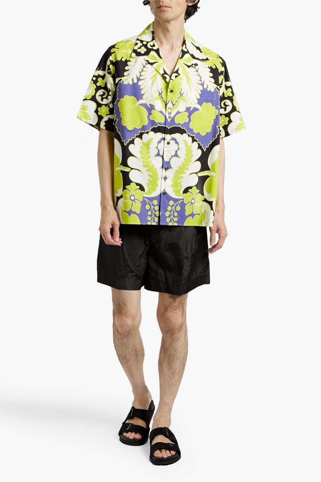 VALENTINO GARAVANI Printed cotton-poplin shirt