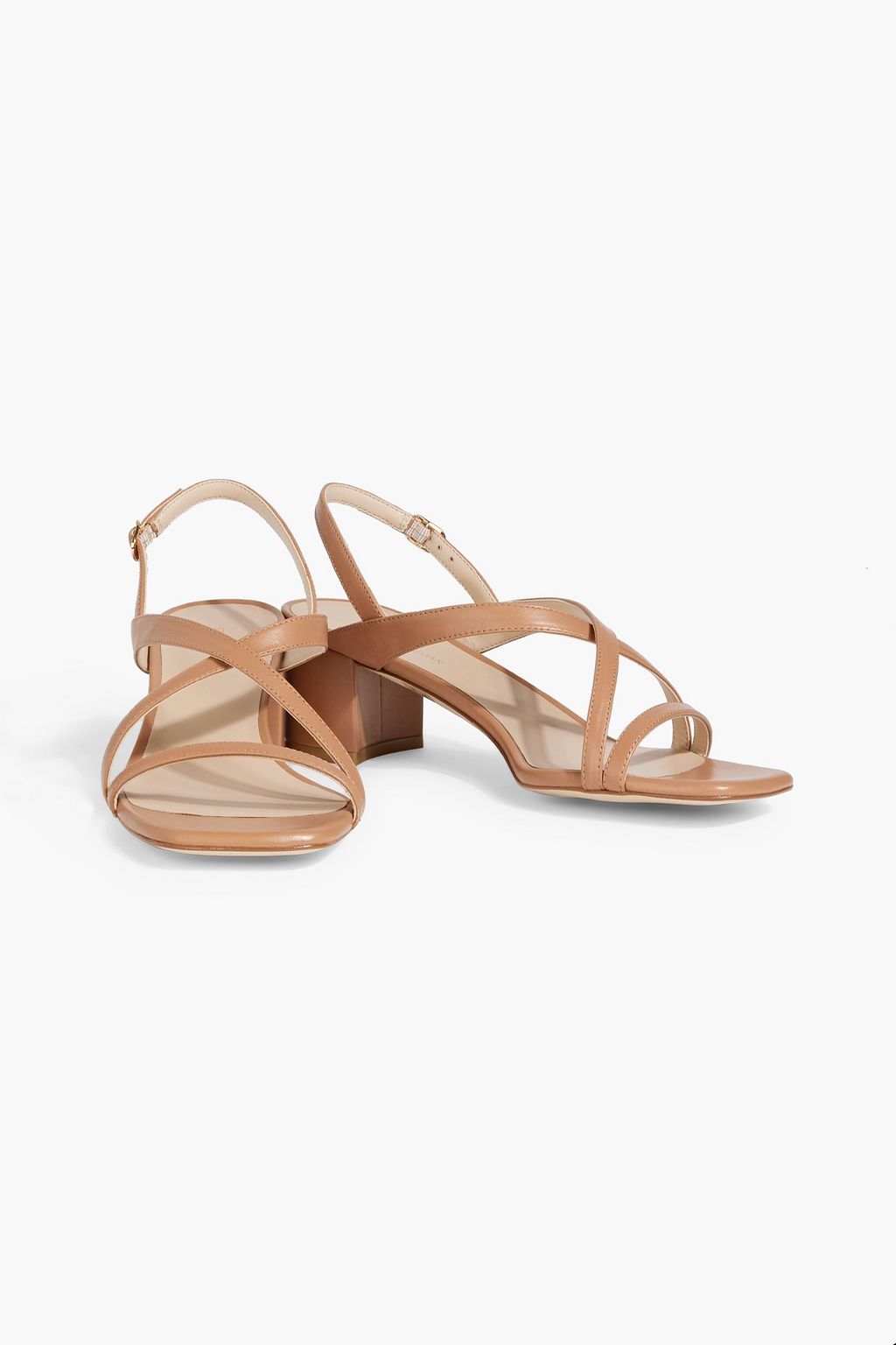 STUART WEITZMAN Oasis 50 leather slingback sandals