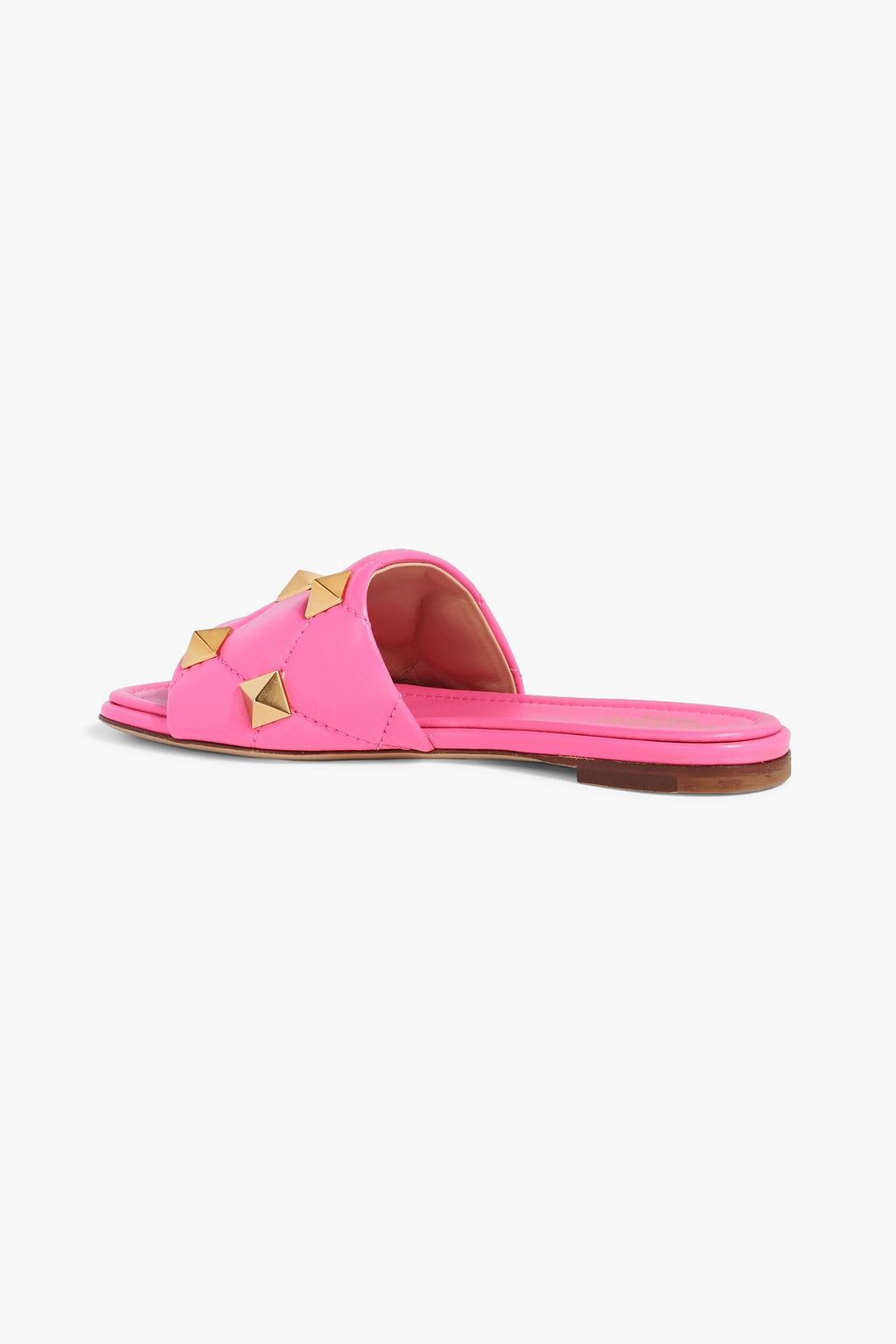 VALENTINO GARAVANI Roman Stud quilted leather slides