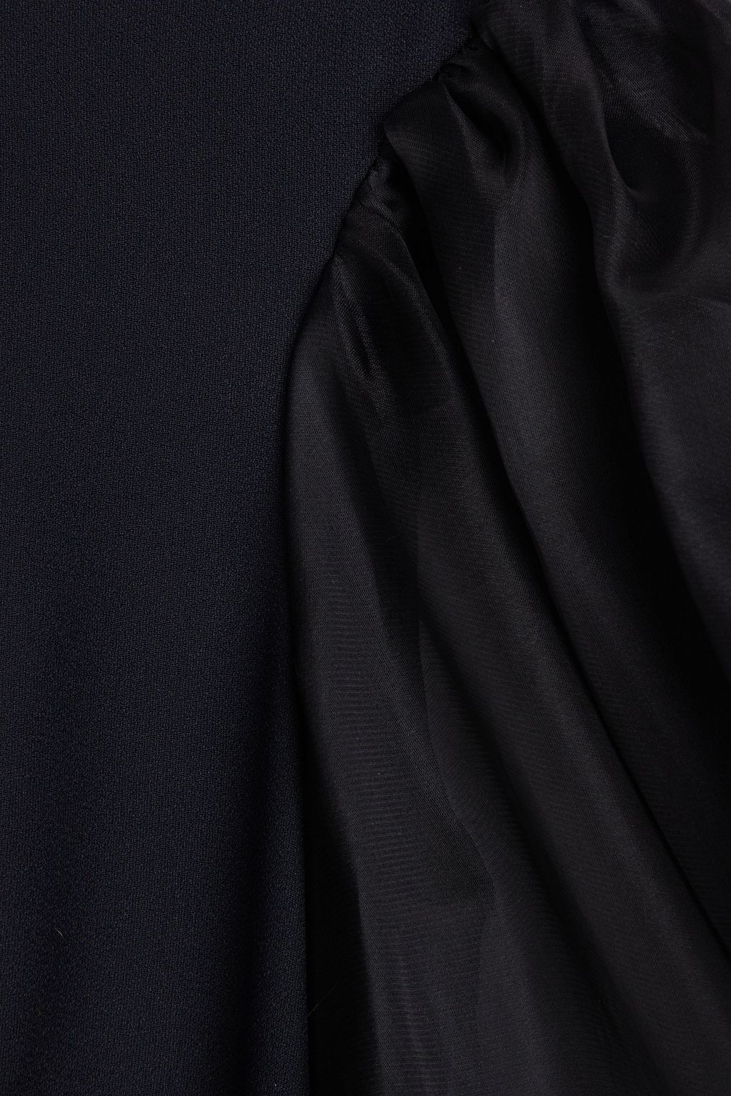 ALTUZARRA Midikleid aus Seiden-Cady mit Organzaeinsätzen