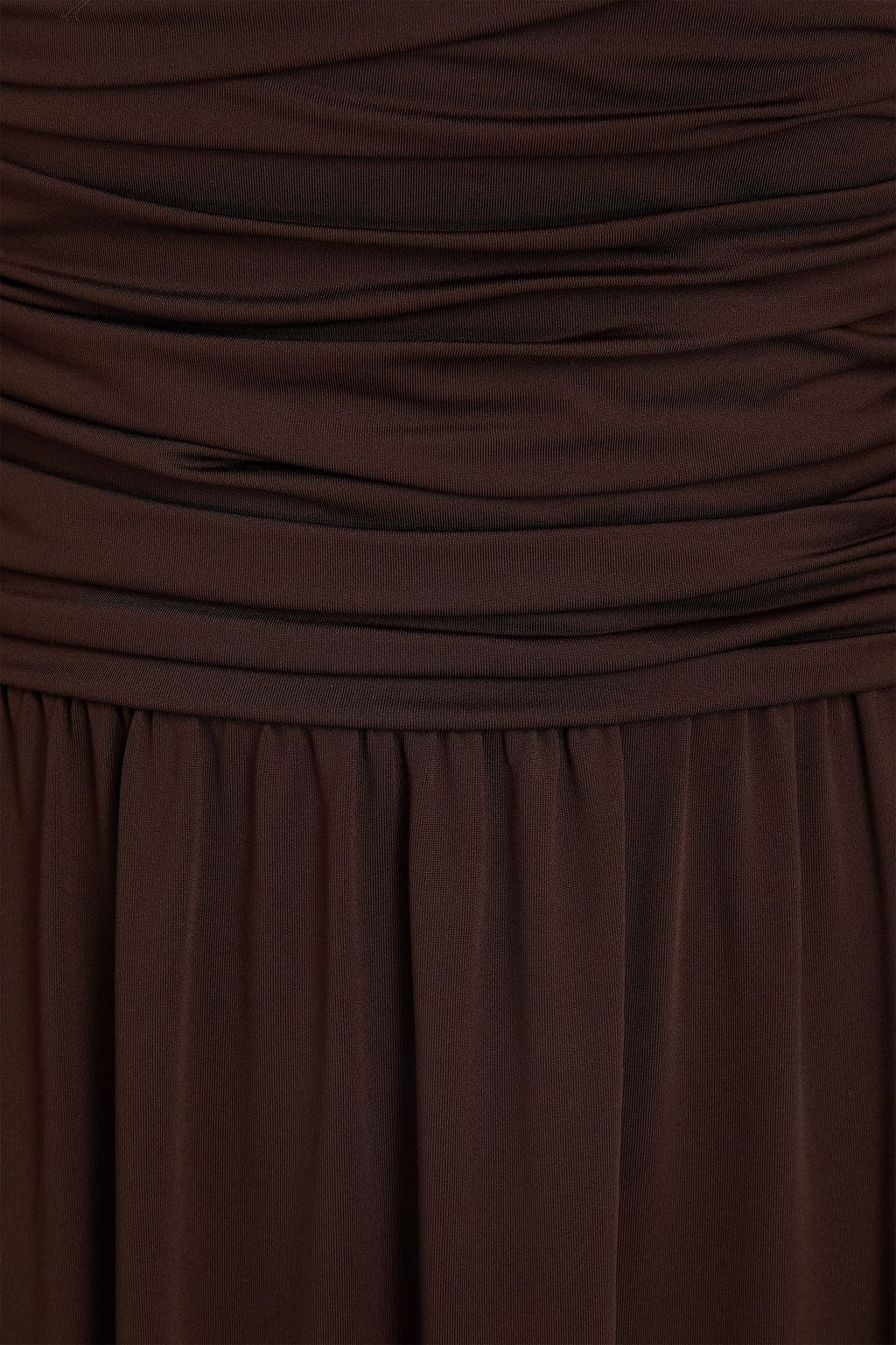 ALTUZARRA Charlotte off-the-shoulder ruched stretch-jersey maxi dress
