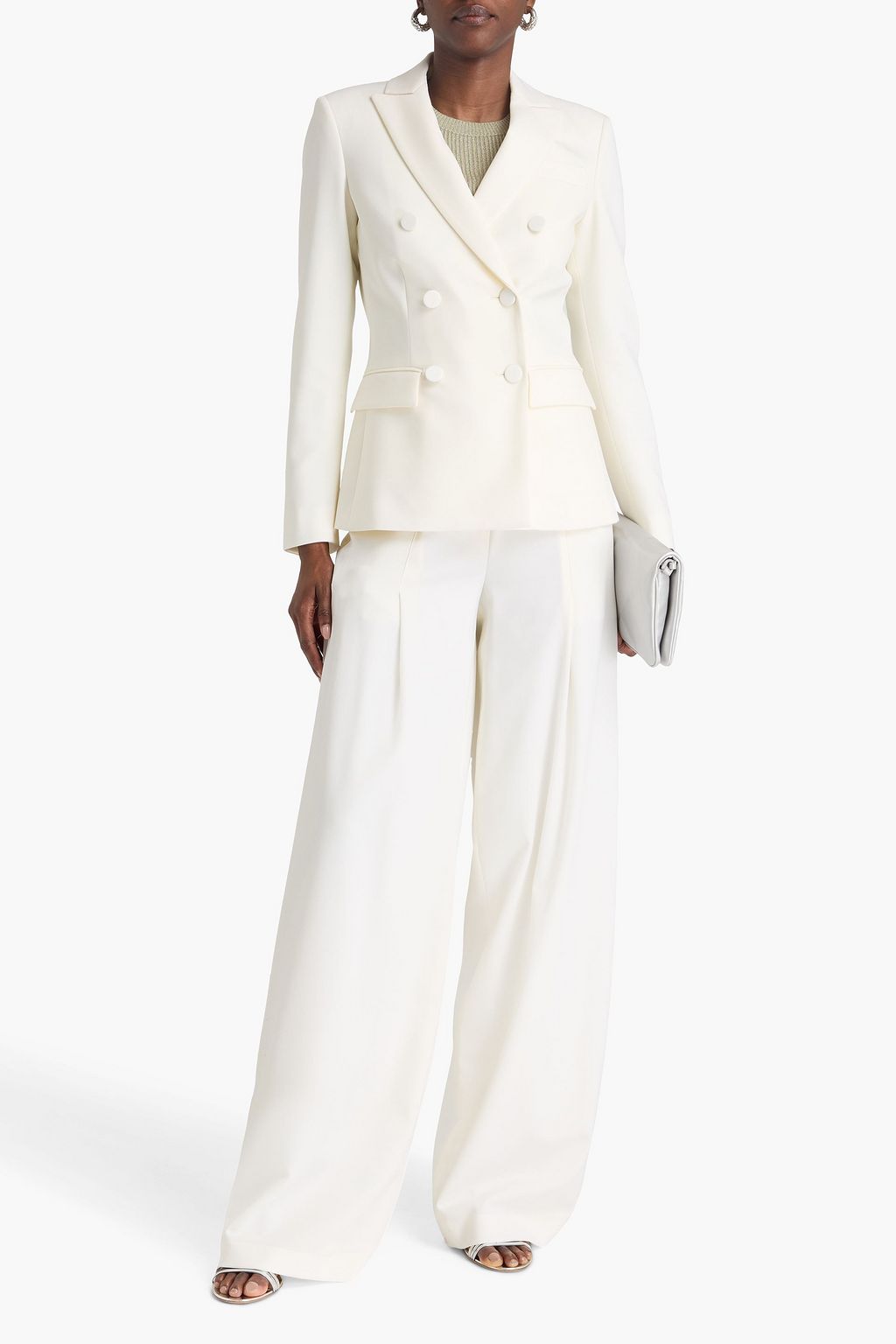 ALTUZARRA Double-breasted wool-blend twill blazer