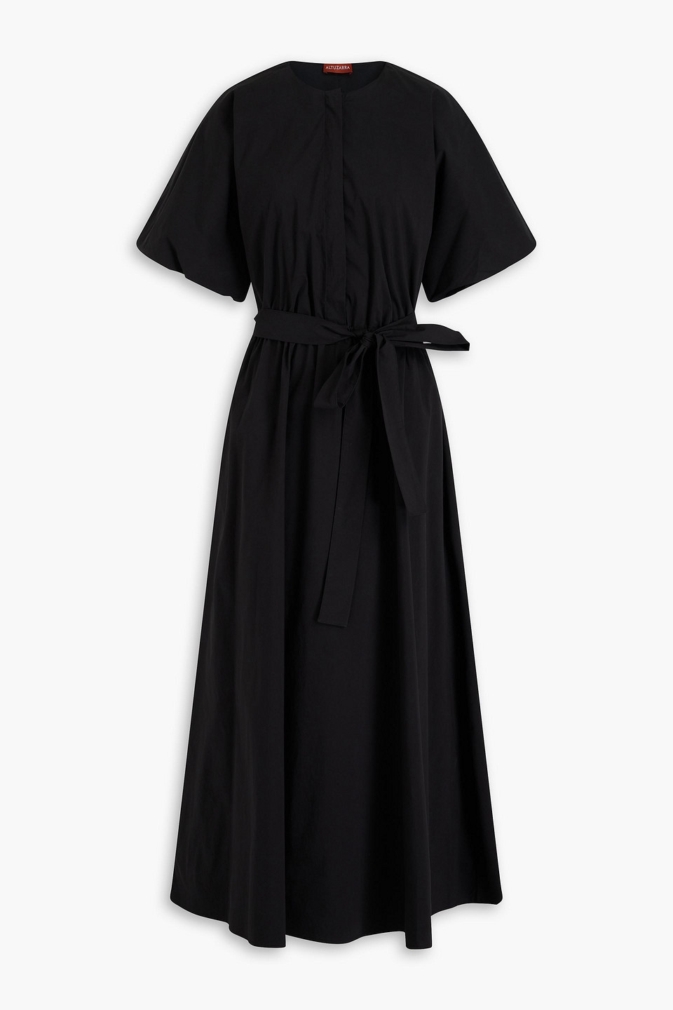 Altuzarra Belted Cotton-blend Poplin Midi Dress