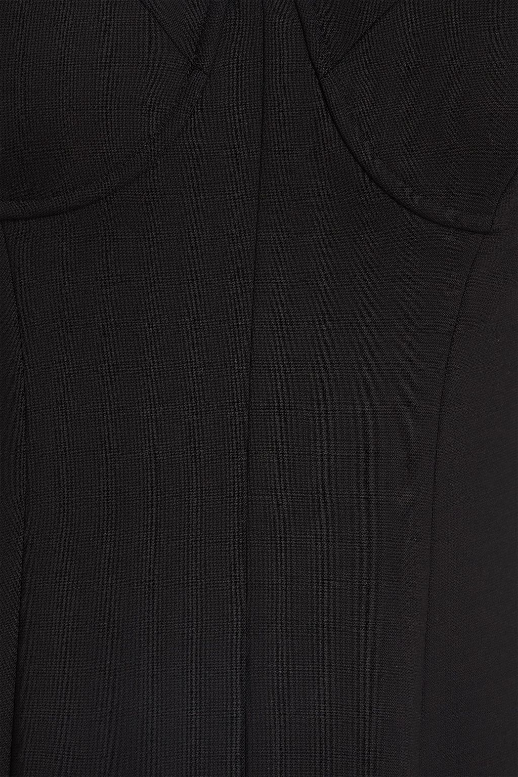 CAROLINA HERRERA Midikleid aus einer Wollmischung
