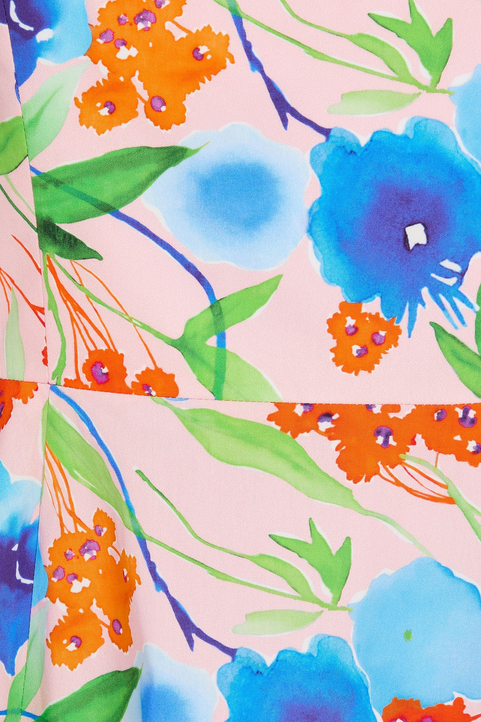 Carolina Herrera Floral-print Cotton-poplin Midi Dress In Multi