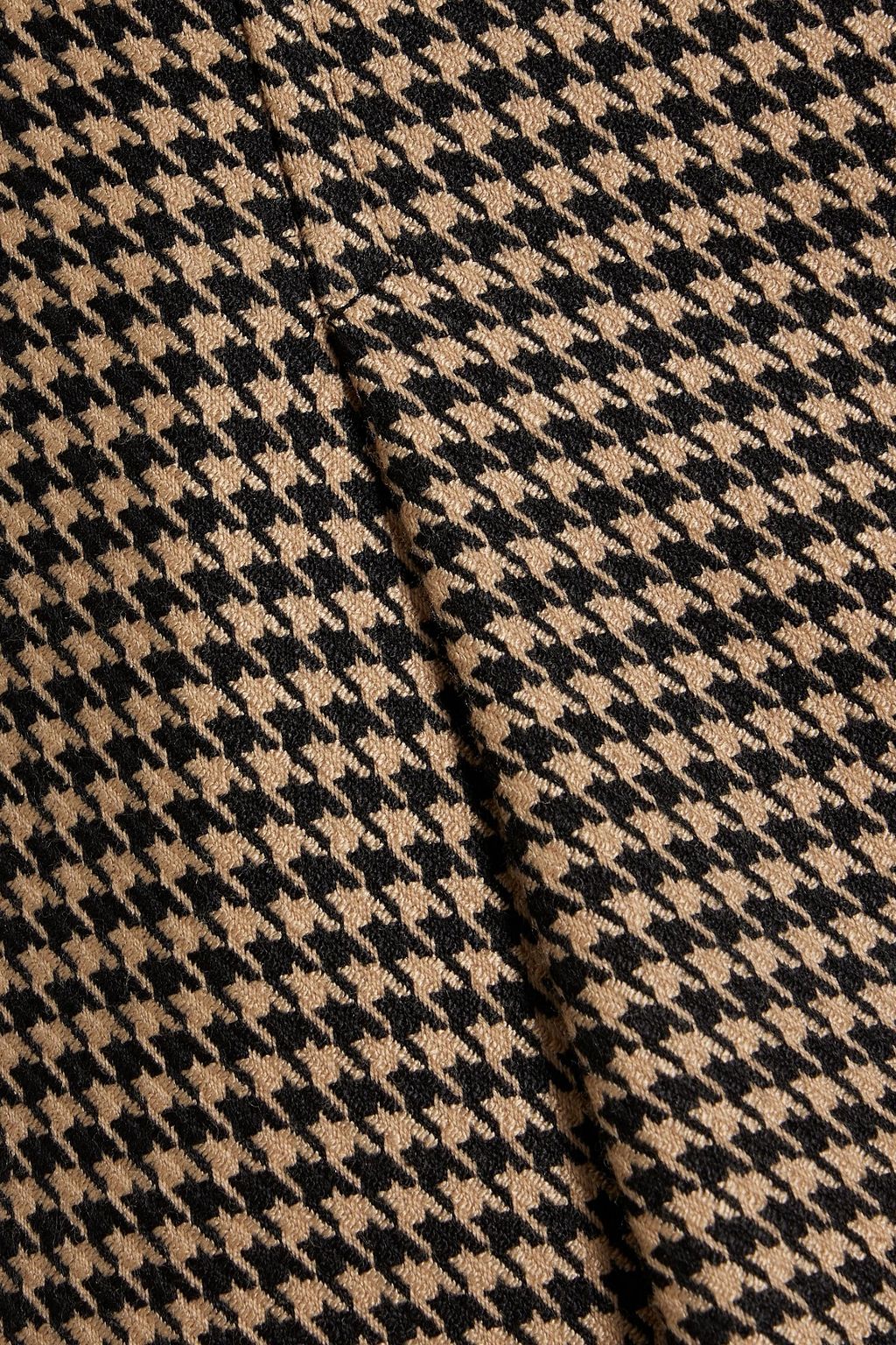 ALICE + OLIVIA Scarlet skirt-effect houndstooth tweed shorts