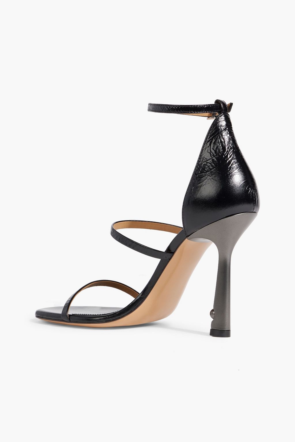 OFF-WHITE™ Lollipop textured-leather sandals