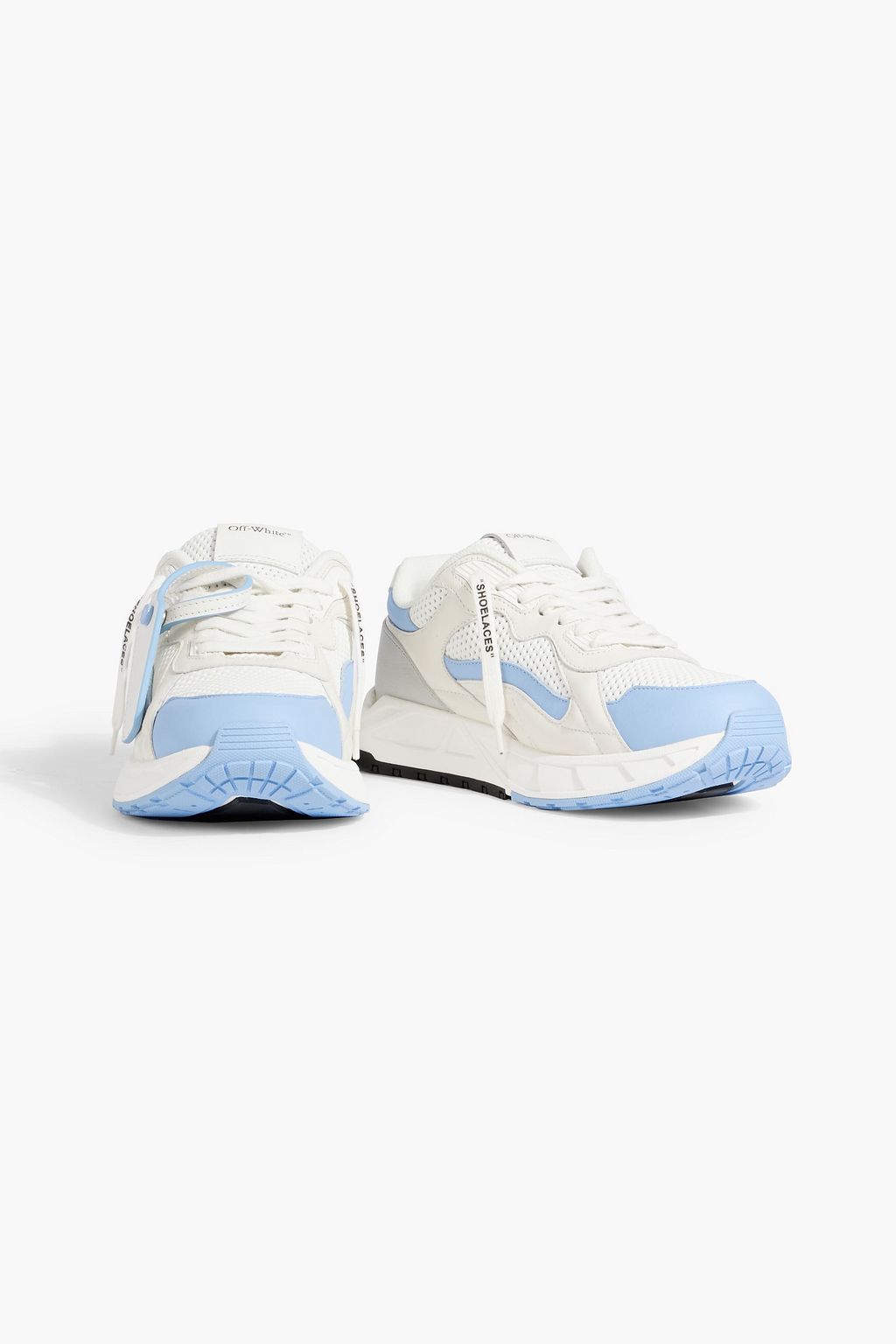 OFF-WHITE™ Runner B mesh and leather sneakers