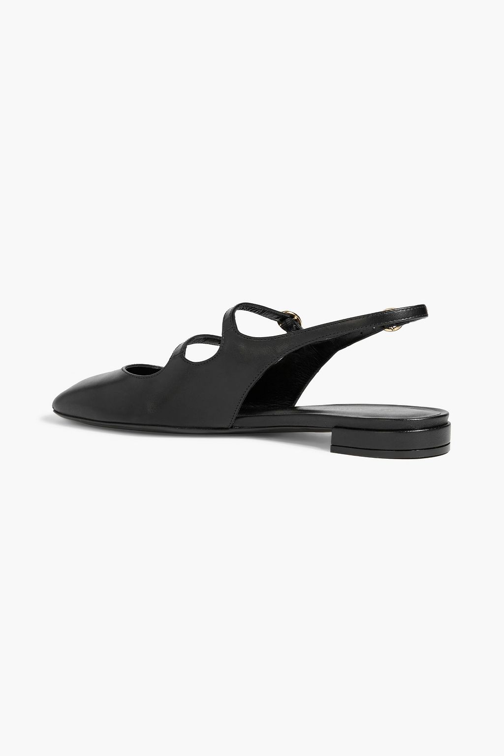 STUART WEITZMAN Benni leather slingback Mary Jane flats