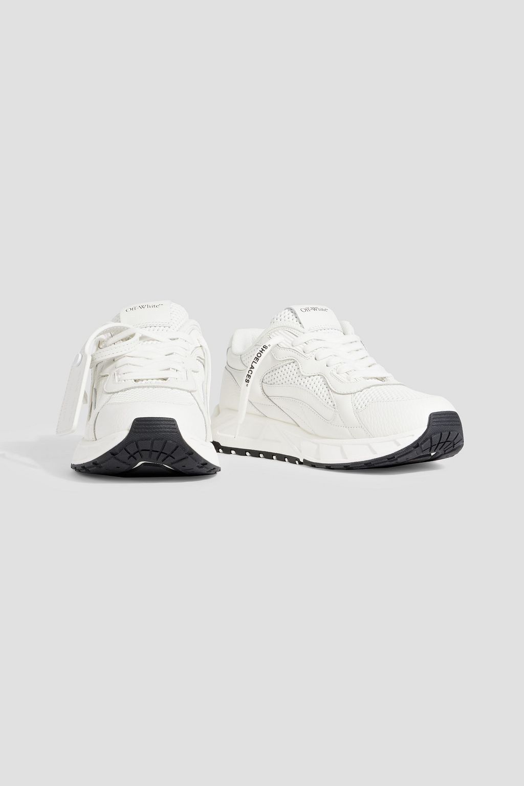 OFF-WHITE™ Runner B mesh and leather sneakers