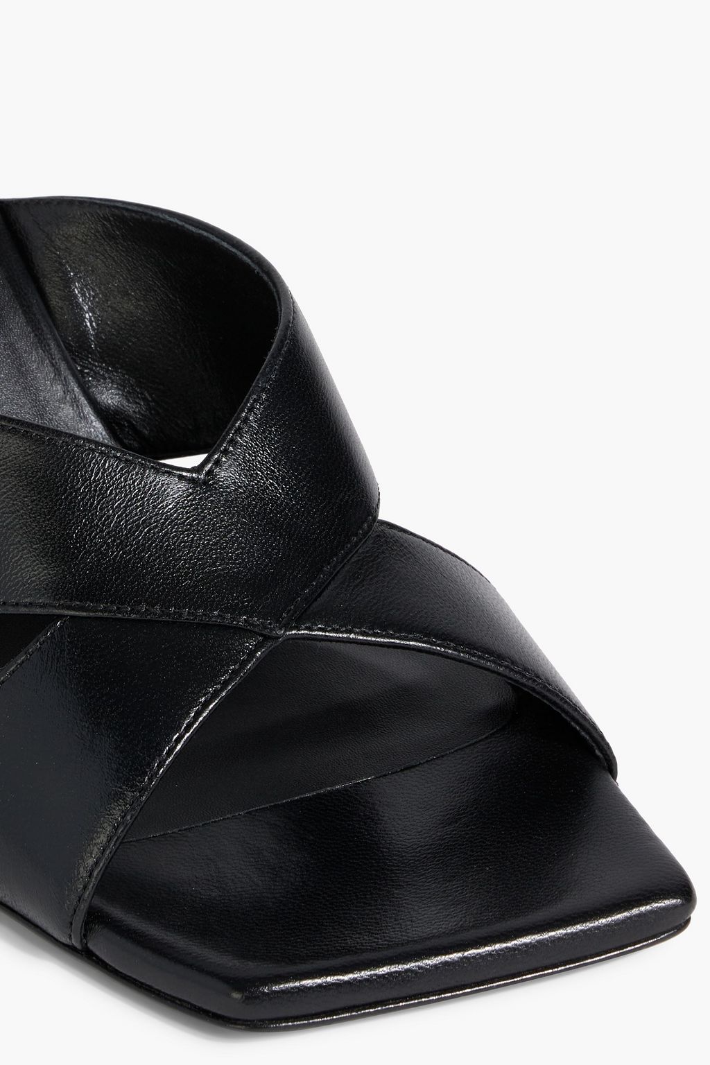 STUART WEITZMAN Carmen 75 leather mules