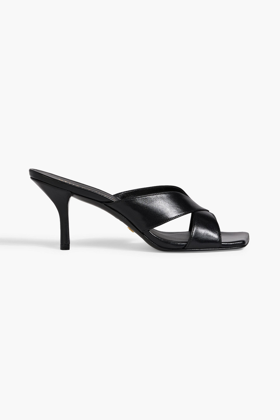 Stuart Weitzman Carmen 75 Leather Mules