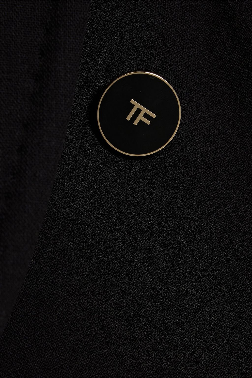 TOM FORD Double-breasted wool-blend crepe blazer
