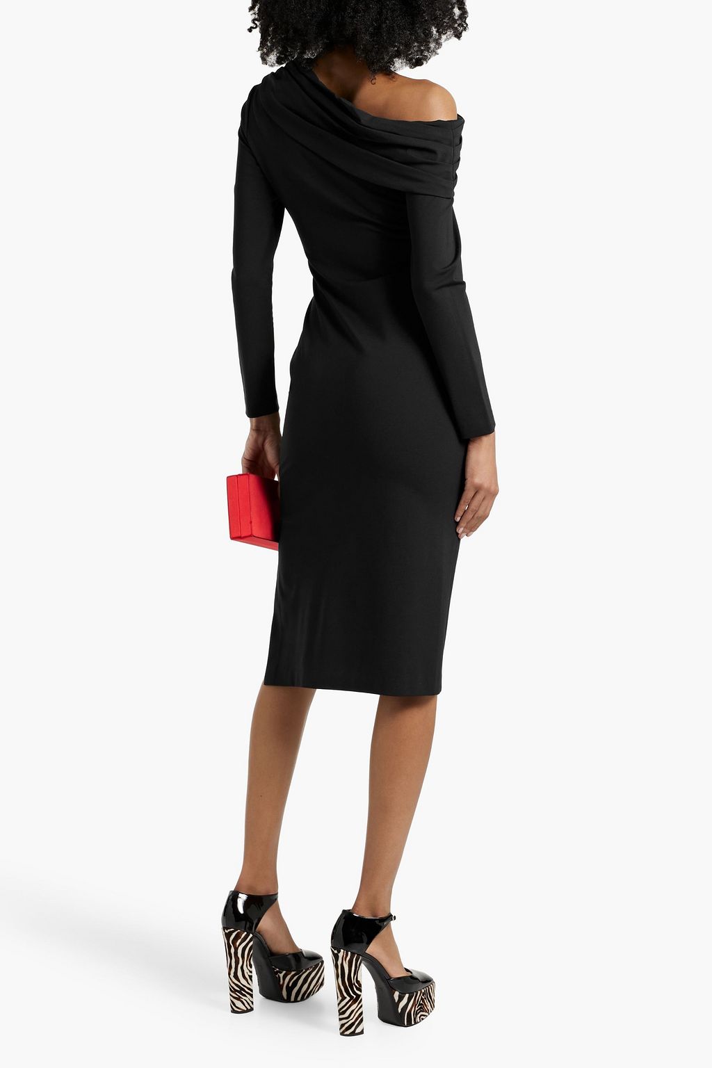 DIANE VON FURSTENBERG Buffy one-shoulder stretch-jersey dress