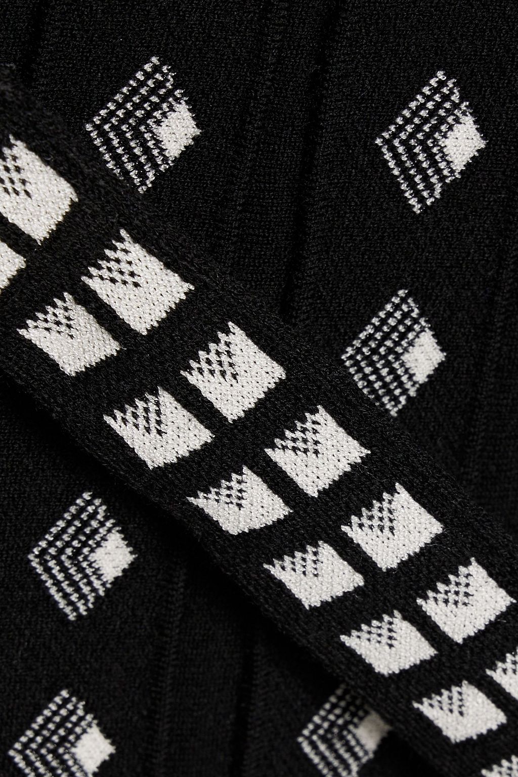 DIANE VON FURSTENBERG Chelsea wrap-effect jacquard-knit dress
