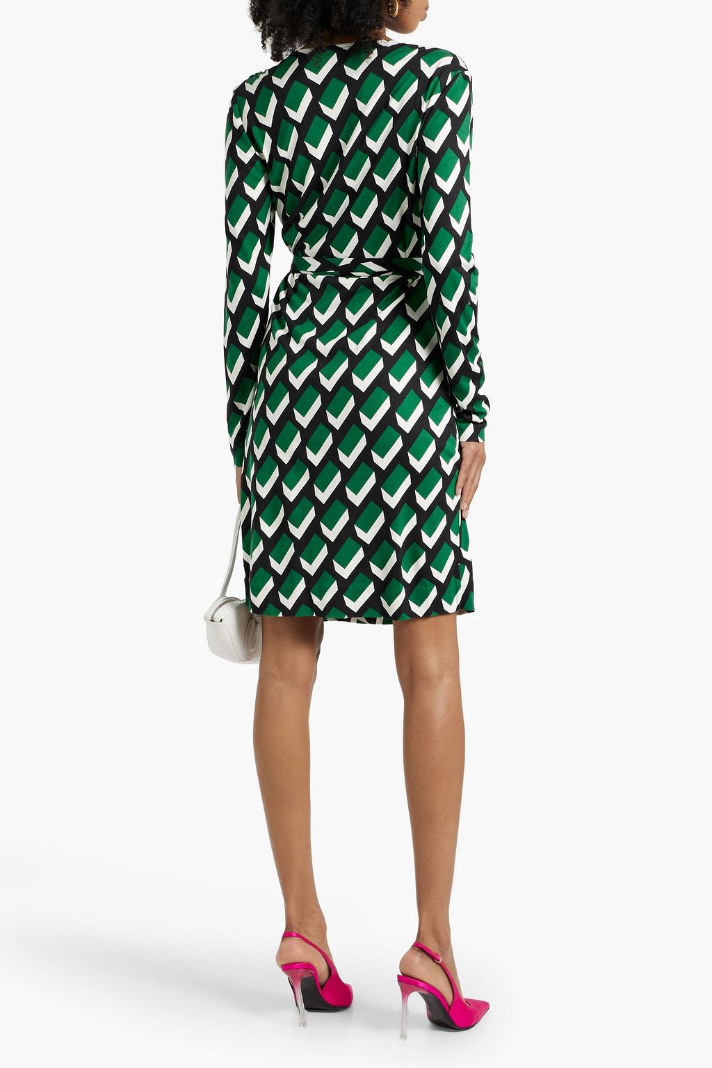 DIANE VON FURSTENBERG Jazmine printed silk-jersey wrap dress