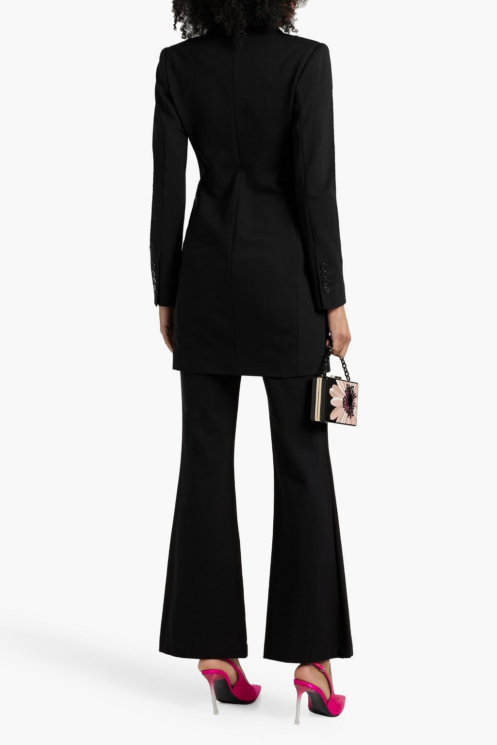 DIANE VON FURSTENBERG Virginia double-breasted crepe blazer