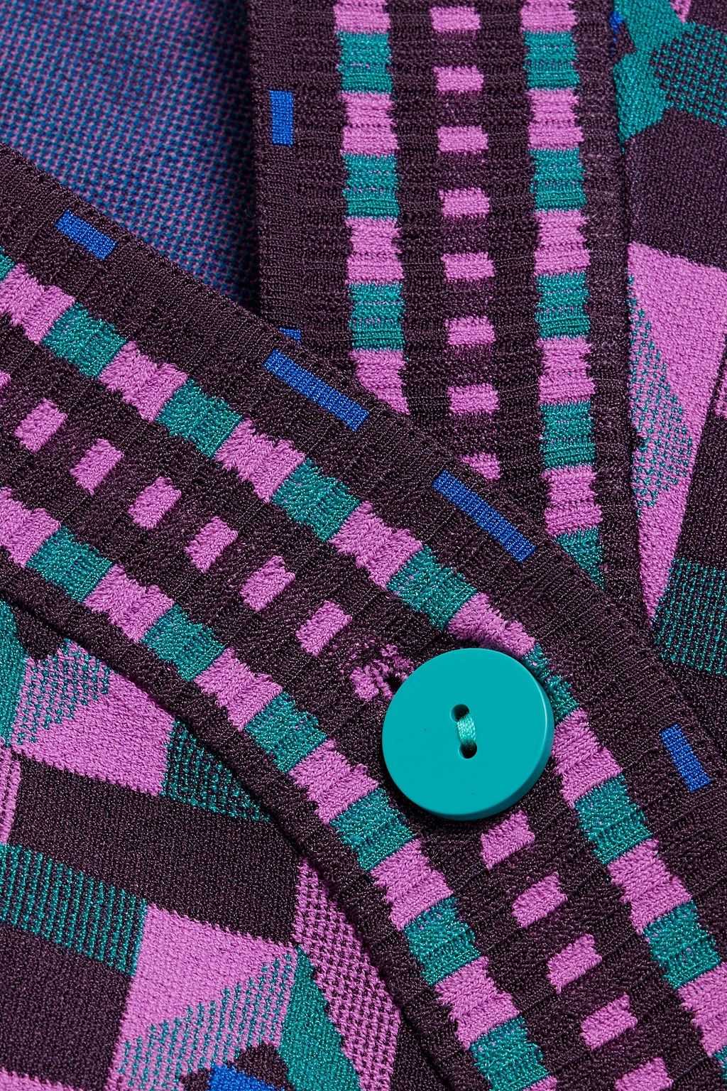 DIANE VON FURSTENBERG Bryant jacquard-knit cardigan