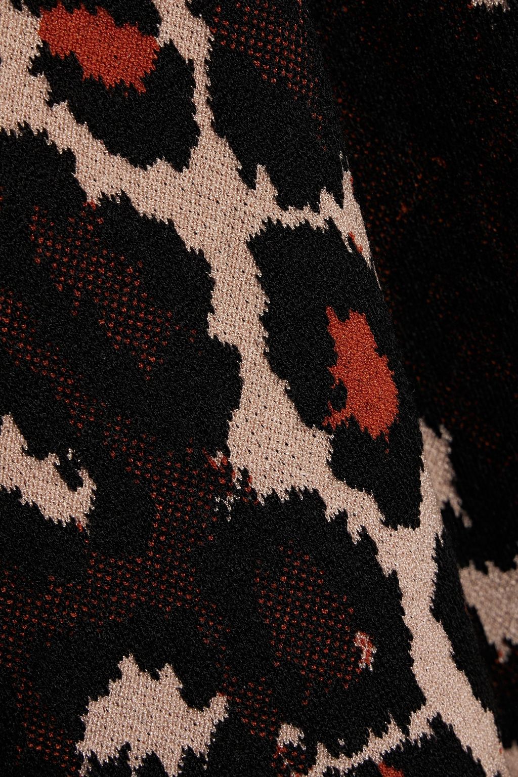 DIANE VON FURSTENBERG Savannah jacquard-knit midi wrap dress