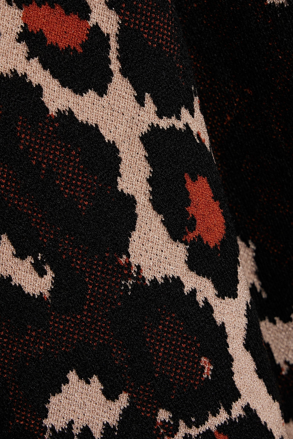 Diane Von Furstenberg Savannah Jacquard-knit Midi Wrap Dress In Multi