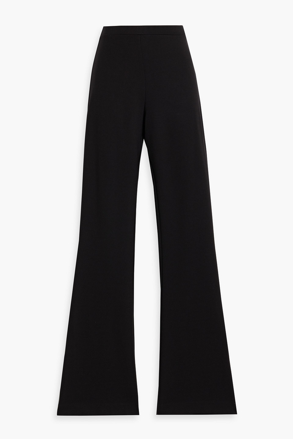 Diane Von Furstenberg Gregory Ponte Flared Pants In Black