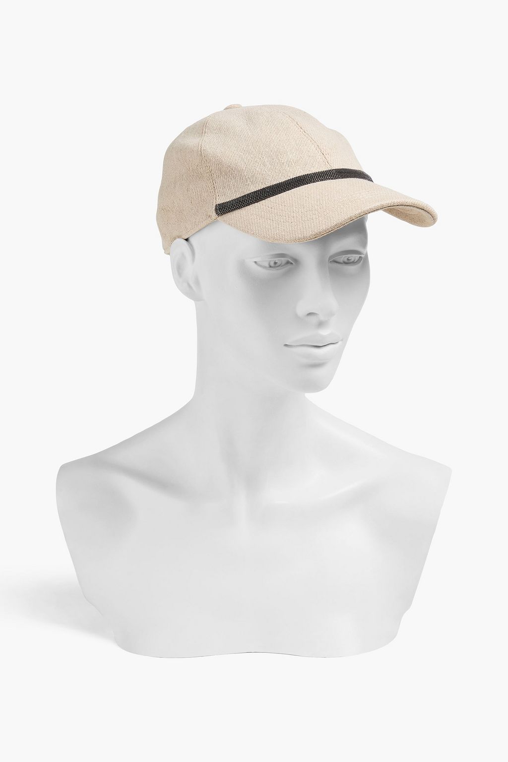 BRUNELLO CUCINELLI Linen and cotton-blend tweed baseball cap