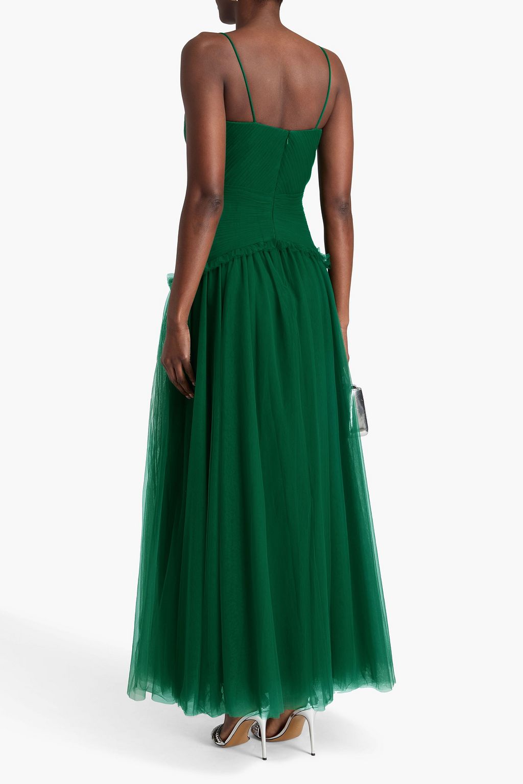 ZAC POSEN Robe aus Tüll mit Falten